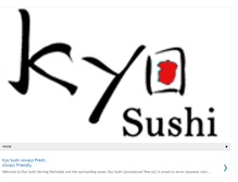 Tablet Screenshot of kyosushitown.com